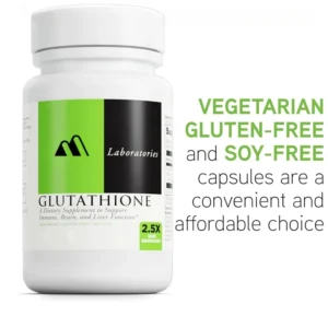 Glutathione Capsules - Helps Support Immune System Digestive Health Containing Whey Protein - Gluten and Soy Free