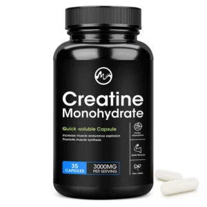 Creatine Monohydrate Capsules, Energy Performance Whey Proteins for Muscle Mass Workout Recovery Men's Energy Supplement