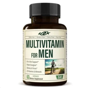 Men's daily compound minerals/vitamins - vitamin A, C, E, D, B1, B2, B3, B5, etc., biotin, spirulina, zinc, antioxidant